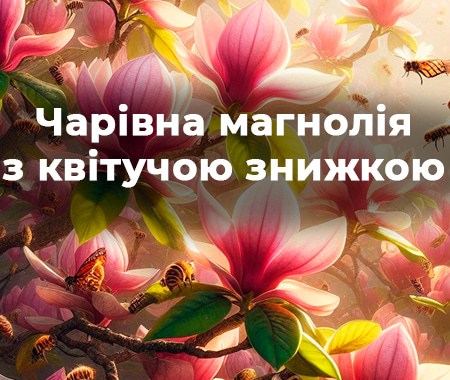 Чарівна магнолія з квітучою знижкою!