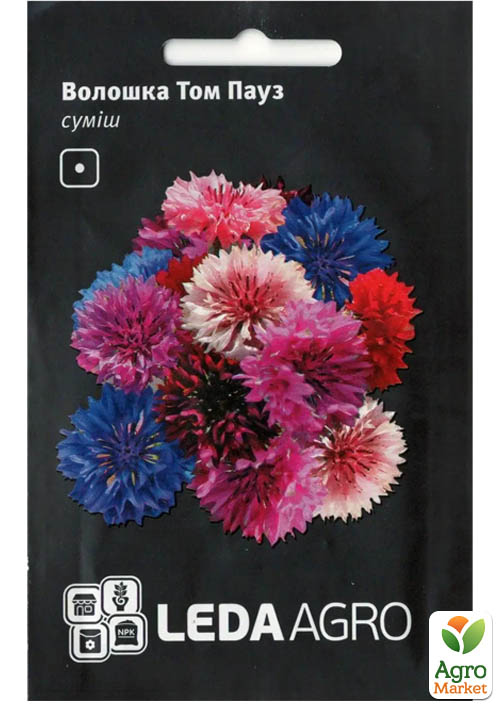 Василек махровый Том Пауз ТМ Leda Agro 0,2г
Василек махровый Том Пауз ТМ Leda Agro 0,2г
