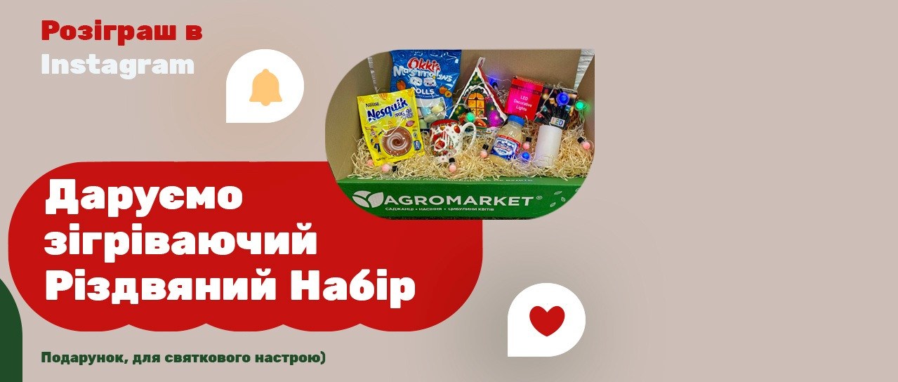 Розіграш: Даруємо Різдвяний набір та знижки!
