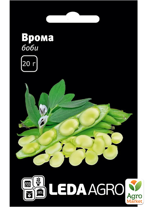 Бобы Врома ТМ Leda Agro 20г
Бобы Врома ТМ Leda Agro 20г