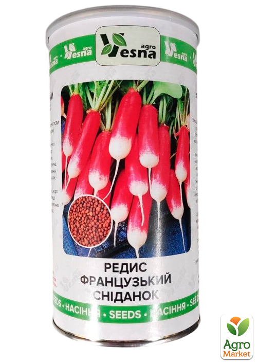 Редис Французский завтрак (в банке) ТМ Весна 500г
Редис Французский завтрак (в банке) ТМ Весна 500г