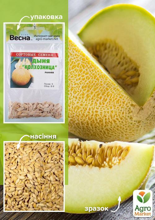 Дыня Колхозница (Зипер) ТМ Весна 3г
Дыня Колхозница (Зипер) ТМ Весна 3г