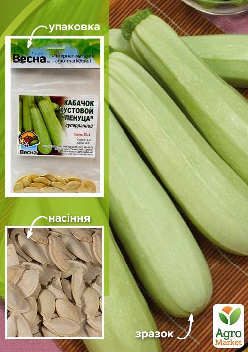 Кабачок Ленуца (Зипер) ТМ Весна 3г
Кабачок Ленуца (Зипер) ТМ Весна 3г