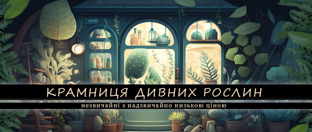 Крамниця дивних рослин!