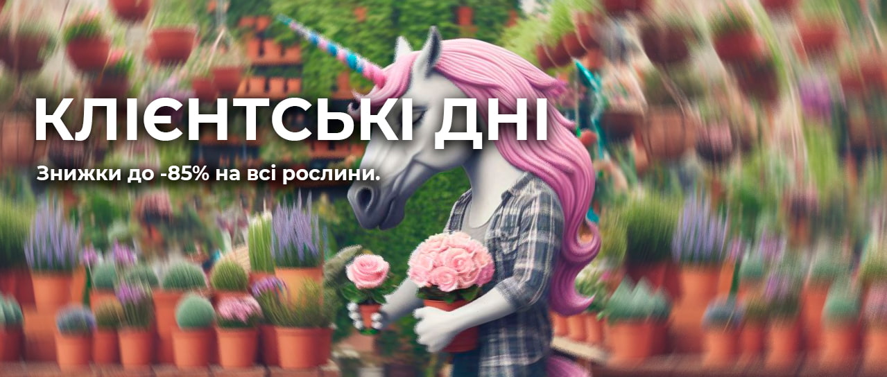 Клієнтські дні зі знижками до -85%!