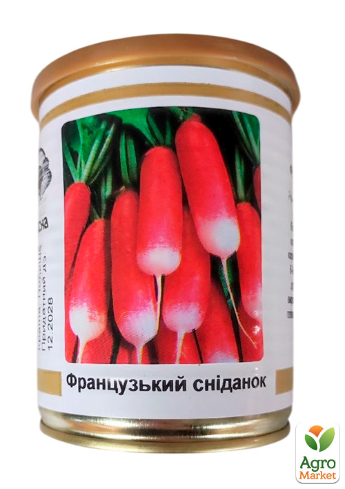 Редис Французький сніданок (у банці) ТМ Весна 100г
Редис Французький сніданок (у банці) ТМ Весна 100г