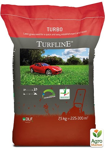 Газонная трава Turbo ТМ "DLF Turfline" 7,5кг