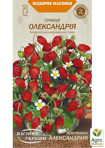 Земляника "Александрия" ТМ "Семена Украины" 0.1г