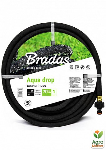 Cочащийся шланг AQUA-DROP 1/2" – 20м,ТМ Bradas  WAD1/2020