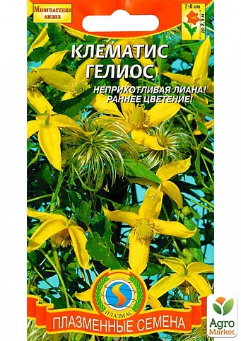 Клематис "Геліос" ТМ "Плазмові насіння" 10шт NEW