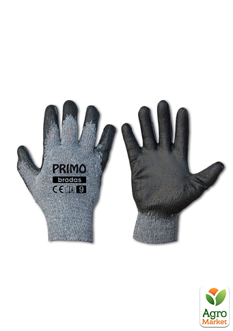 Рукавички захисні PRIMO латекс, розмір 9,  Bradas RWPR9