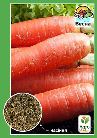 Морква "Карамелька" ТМ "Весна" 2г