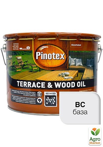Олія для обробки дерева Pinotex Terrace & Wood Oil Безбарвний 10 л