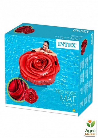 Пляжный надувной матрас "Роза" ТМ "Intex" (58783) - фото 4
