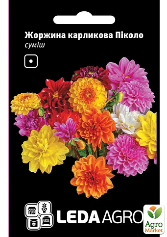 Георгина карликовая "Пикколо" ТМ "Leda Agro" 0,2г