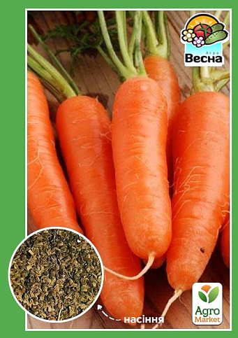 Морковь "Без сердцевины" ТМ "Весна" 2г