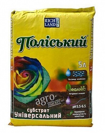 Грунтосмесь универсальная "Полесский" 5л