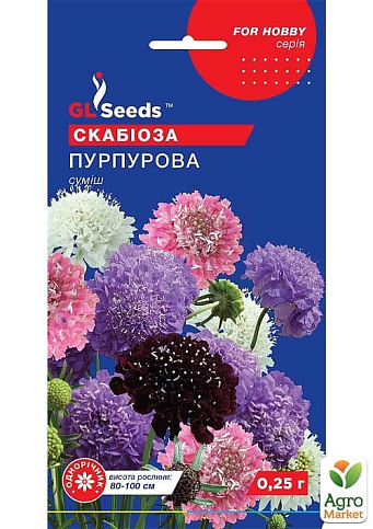 Скабиоза "Пурпурная" ТМ "GL SEEDS" 0.25г