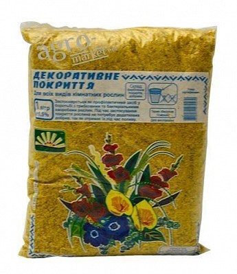 Покрытие декоративное желтое 1л