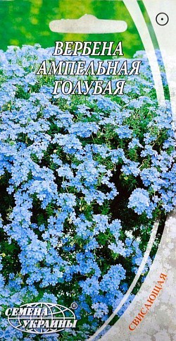 Вербена ампельна "Блакитна" ТМ Насіння України" 0.1г