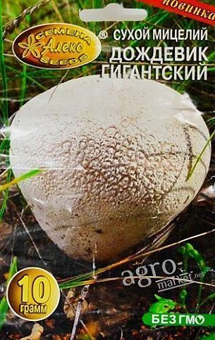 Сухий міцелій "Дощовик гігантський" ТМ "Алекс SEEDS" 10г