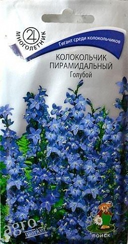Колокольчик пирамидальный "Голубой" ТМ "Поиск" 0.1г