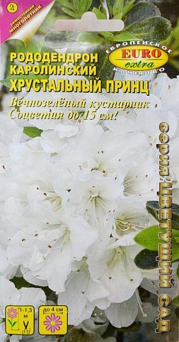 Рододендрон Каролинский "Хрустальный принц" ТМ "Аэлита" 0.002г