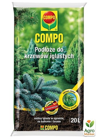Торфосмесь для всех видов хвойных растений COMPO 20л (2257)