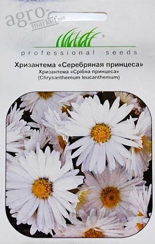 Хризантема "Срібна принцеса" ТМ "Hem Zaden" 0.1г