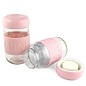Кружка из стекла в силиконовой защите Sweet Feeling розовая SKL11-203685