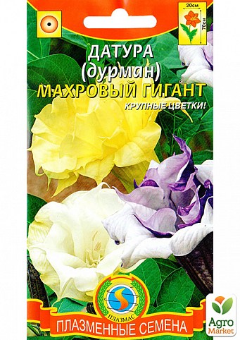 Датура махровая "Махровый гигант" ТМ "Плазменные семена" 4шт NEW