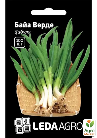 Лук на перо "Байа Верде" ТМ "Leda Agro" 100шт