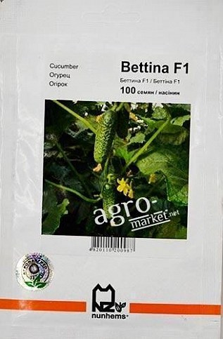 Огірок "Беттіна F1" ТМ "Nunhems" 100шт