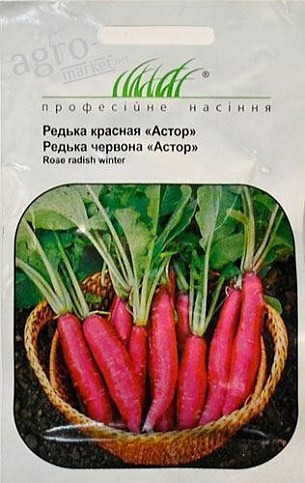 Редька червона "Астор" ТМ "Hem Zaden" 3г