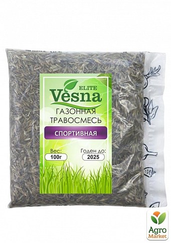 Газонная травосуміш "Спортивна" ТМ "Vesna Elite" 100г