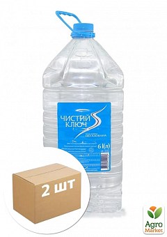 Вода Чистий ключ (негазована) 6л упаковка 2шт1