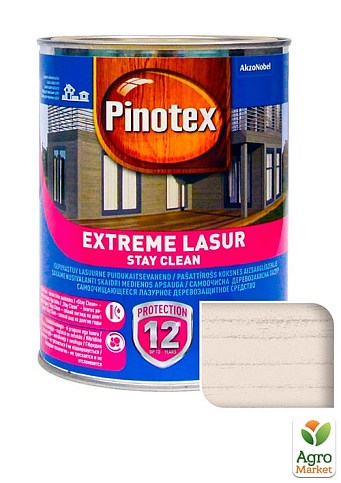 Лазур Pinotex Extreme Lasur Сніг 1 л