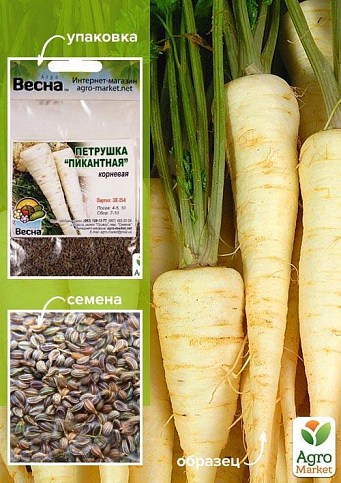 Петрушка коренева "Пікантна" (зипер) ТМ "Весна" 5г