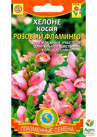 Хелоне косая "Розовый фламинго" ТМ "Плазменные семена" 4шт NEW