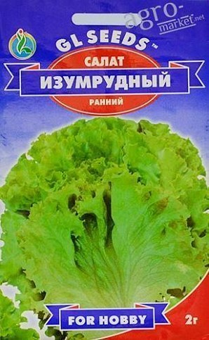 Салат "Смарагдовий" ТМ "GL SEEDS" 2г