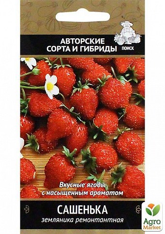 Суниця ремонтантна "Сашенька" ТМ "Пошук" 100шт