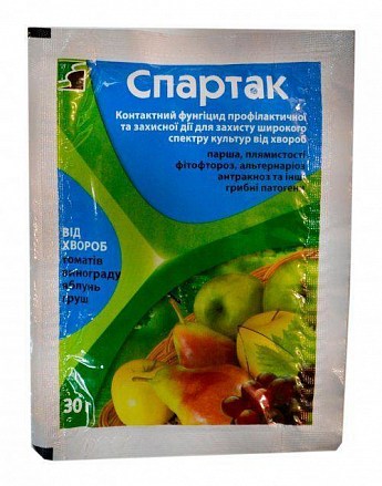 Фунгіцид "Спартак" ТМ "Сімейний сад" 30г