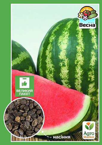 Кавун "Скоростиглий" (Великий пакет) ТМ "Весна" 4г