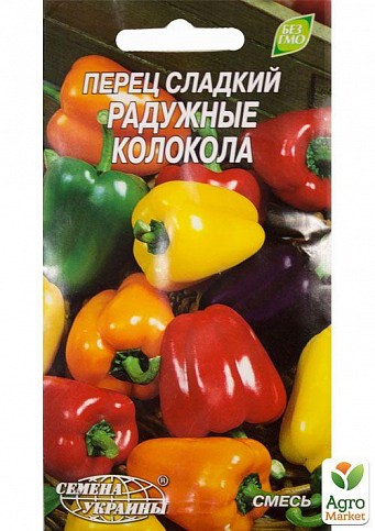 Перець "Райдужні дзвони" ТМ "Насіння України" 0.25г