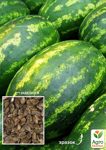 На вагу Кавун "Смугаста торпеда" ТМ "Весна" ціна за 6г