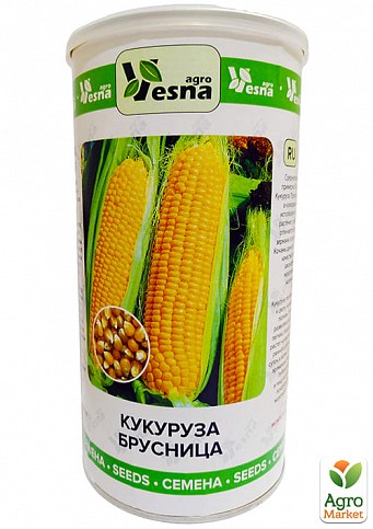 Кукуруза "Брусница" (в банке) ТМ "Весна" 500г