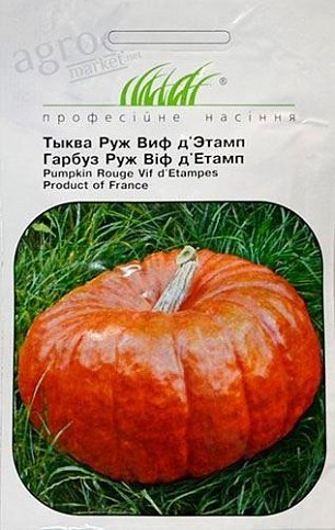 Тыква "Руж Виф д´Этамп" ТМ "Hem Zaden" 2г
