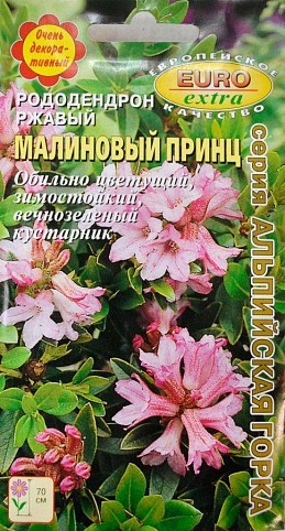 Рододендрон ржавый "Малиновый принц" ТМ "Аэлита" 0.003г