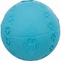 Trixie Игрушка для собак мяч резиновый с пищалкой рисунок лапки  диаметр 6 см (3486120)