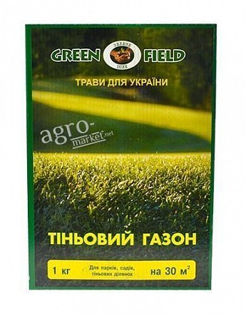 Трава газонная "Теневой газон" ТМ "Greenfield" 1кг